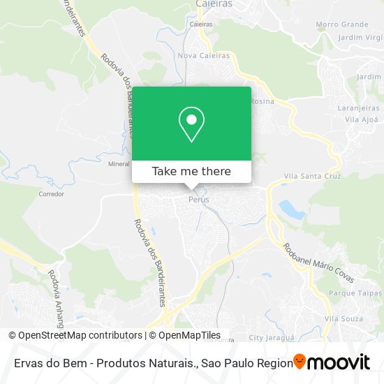 Ervas do Bem - Produtos Naturais. map