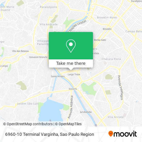 6960-10 Terminal Varginha map