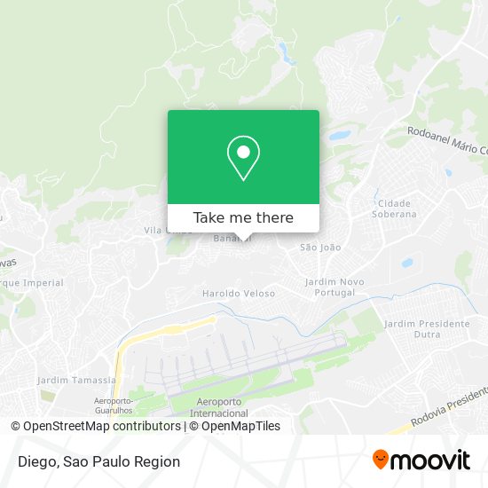 Diego map