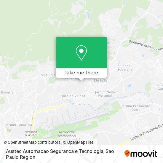 Austec Automacao Seguranca e Tecnologia map