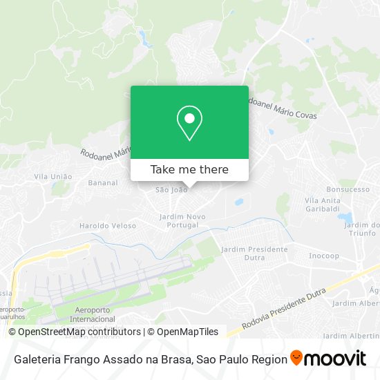 Galeteria Frango Assado na Brasa map