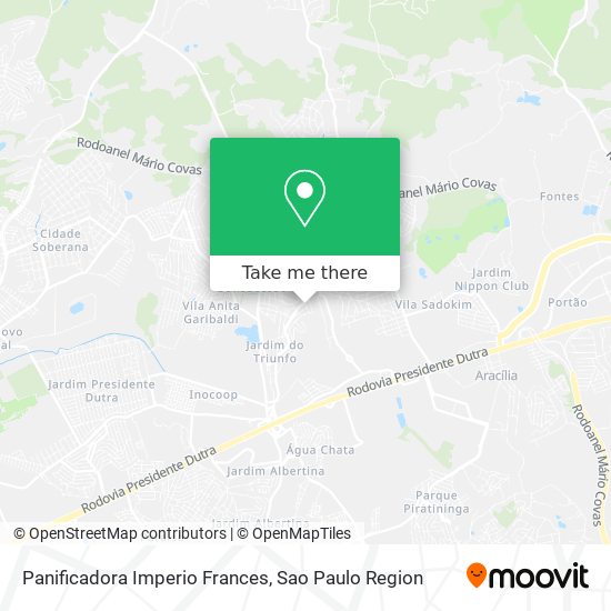 Panificadora Imperio Frances map