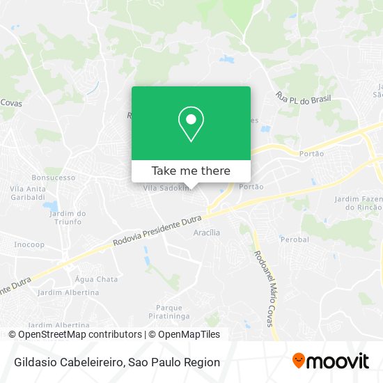 Mapa Gildasio Cabeleireiro