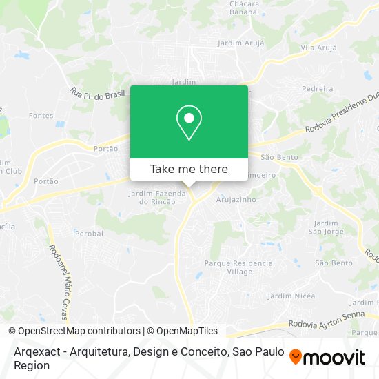 Arqexact - Arquitetura, Design e Conceito map