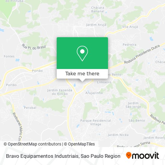 Bravo Equipamentos Industriais map