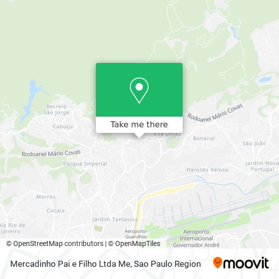 Mercadinho Pai e Filho Ltda Me map