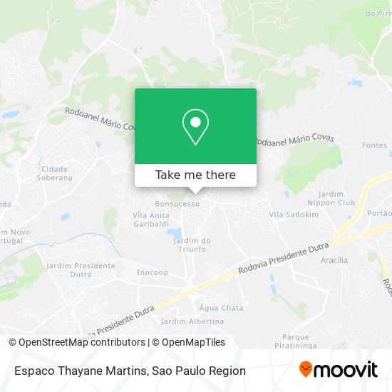 Espaco Thayane Martins map