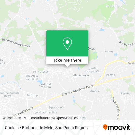 Crislaine Barbosa de Melo map