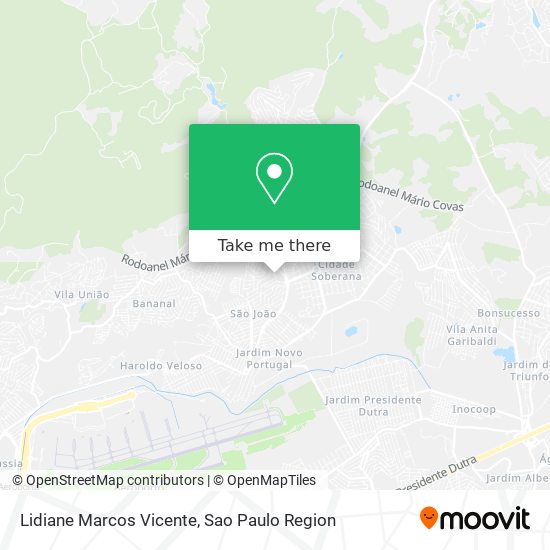 Lidiane Marcos Vicente map
