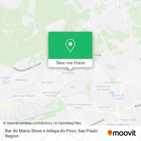 Bar do Mario Show e Adega do Povo map