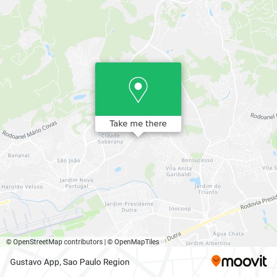 Gustavo App map