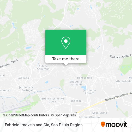 Fabricio Imoveis and Cia map