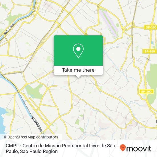 CMPL - Centro de Missão Pentecostal Livre de São Paulo map