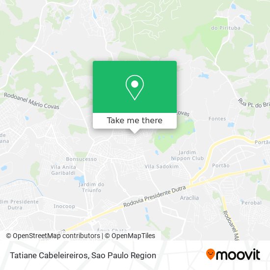 Tatiane Cabeleireiros map