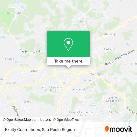 Exalty Cosmeticos map