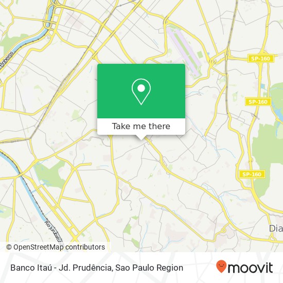 Banco Itaú - Jd. Prudência map