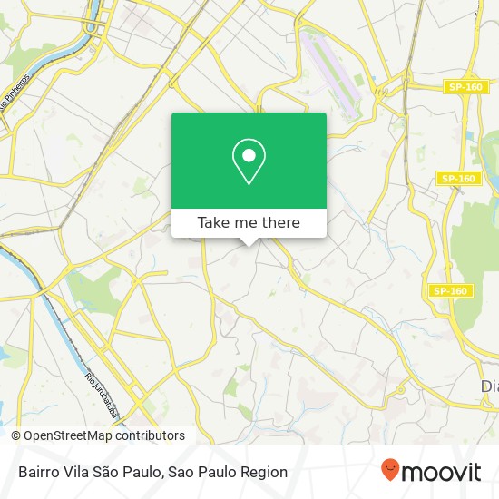 Mapa Bairro Vila São Paulo