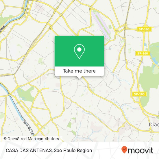 CASA DAS ANTENAS map