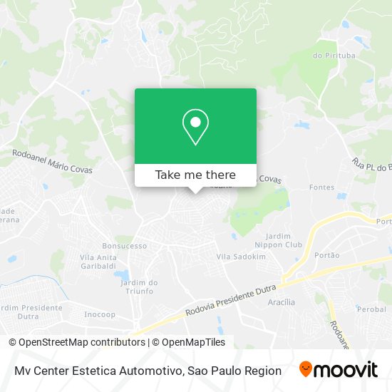 Mv Center Estetica Automotivo map