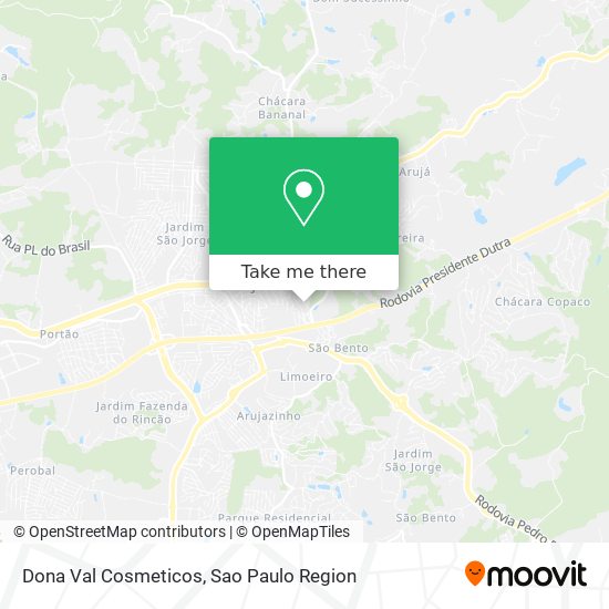 Dona Val Cosmeticos map