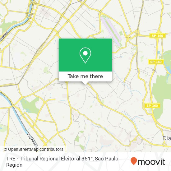 TRE - Tribunal Regional Eleitoral 351° map