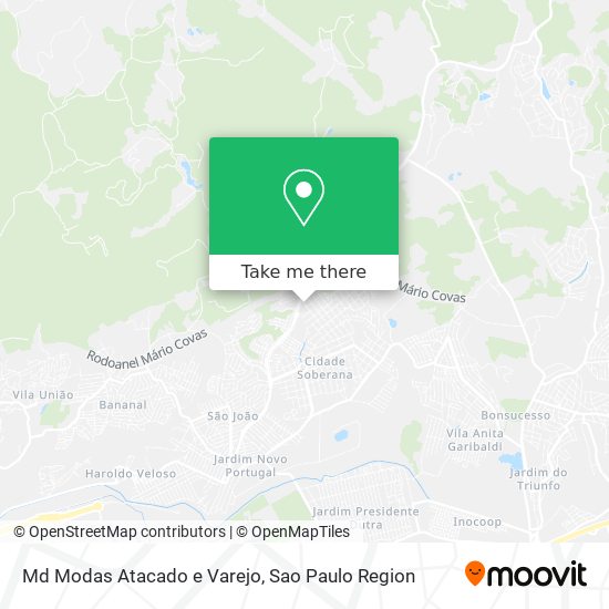 Md Modas Atacado e Varejo map