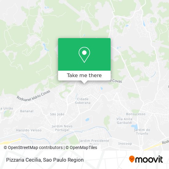 Pizzaria Cecilia map