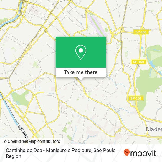 Cantinho da Dea - Manicure e Pedicure map