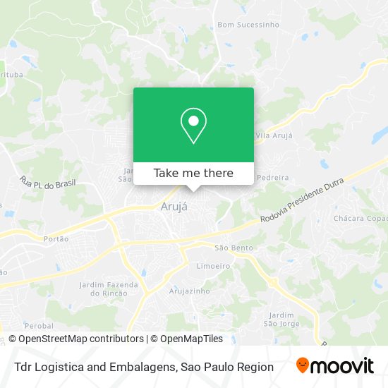 Tdr Logistica and Embalagens map