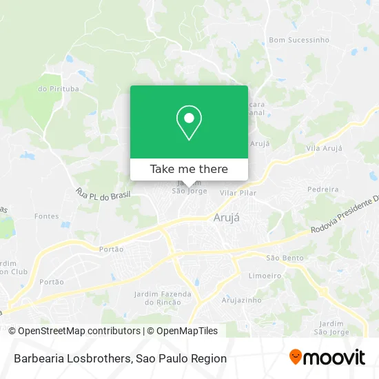 Barbearia Losbrothers map