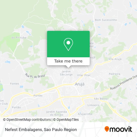 Nefest Embalagens map