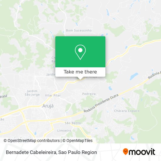 Mapa Bernadete Cabeleireira