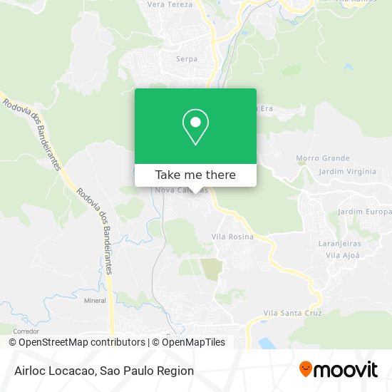 Airloc Locacao map