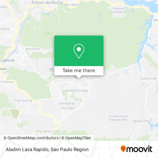 Aladim Lava Rapido map