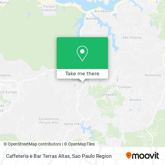 Caffeteria e Bar Terras Altas map
