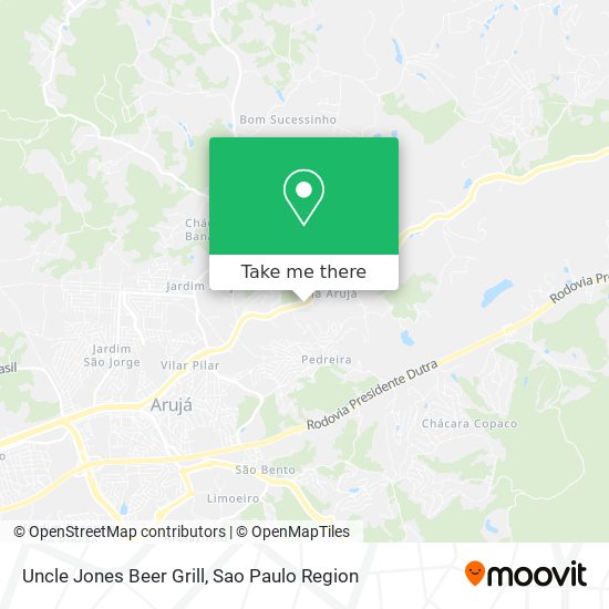Mapa Uncle Jones Beer Grill