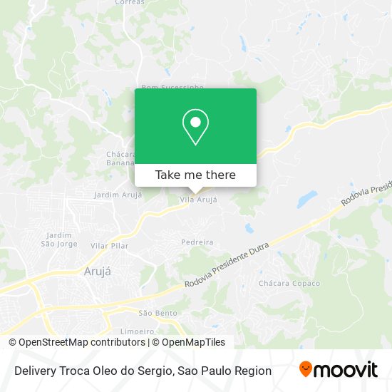 Mapa Delivery Troca Oleo do Sergio