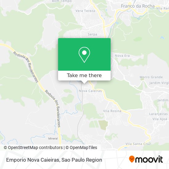 Emporio Nova Caieiras map