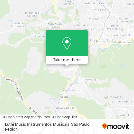 Mapa Luthi Music Instrumentos Musicais