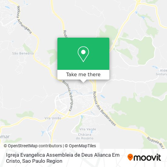 Mapa Igreja Evangelica Assembleia de Deus Alianca Em Cristo