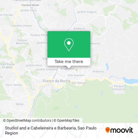 Studiol and e Cabeleireira e Barbearia map