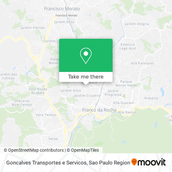 Goncalves Transportes e Servicos map