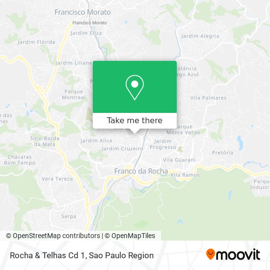 Rocha & Telhas Cd 1 map