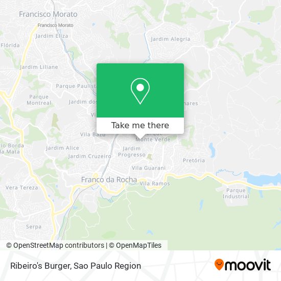 Ribeiro's Burger map