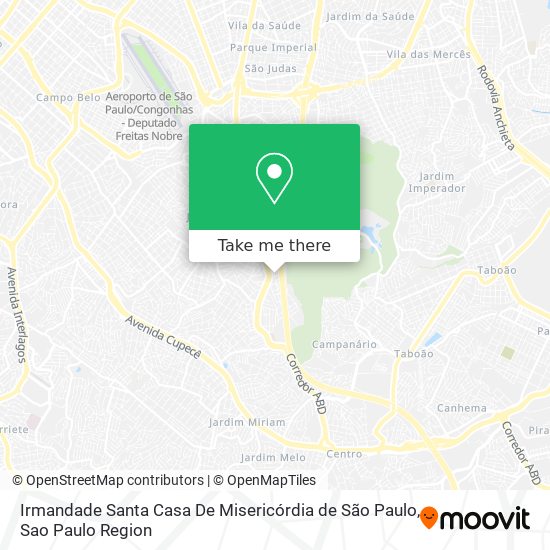 Irmandade Santa Casa De Misericórdia de São Paulo map