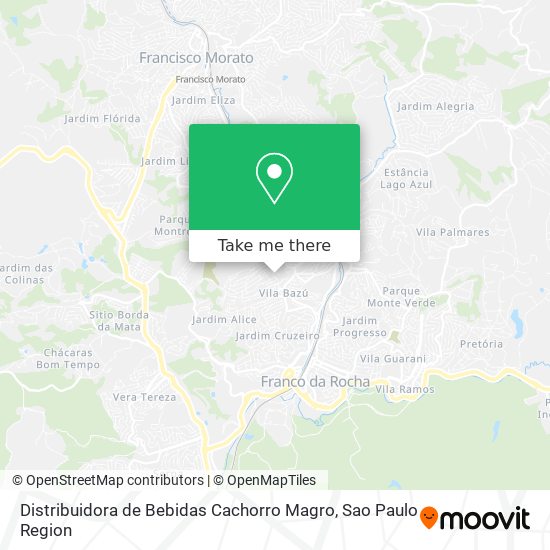 Distribuidora de Bebidas Cachorro Magro map