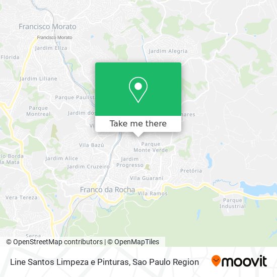 Mapa Line Santos Limpeza e Pinturas