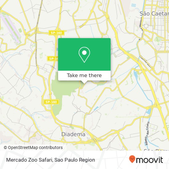 Mercado Zoo Safari map