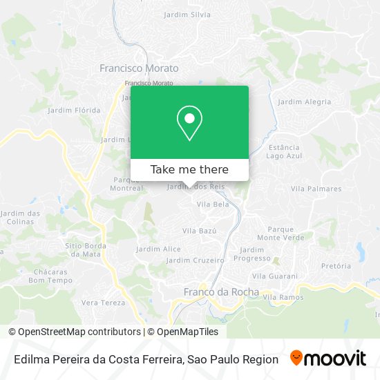 Edilma Pereira da Costa Ferreira map