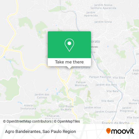 Agro Bandeirantes map